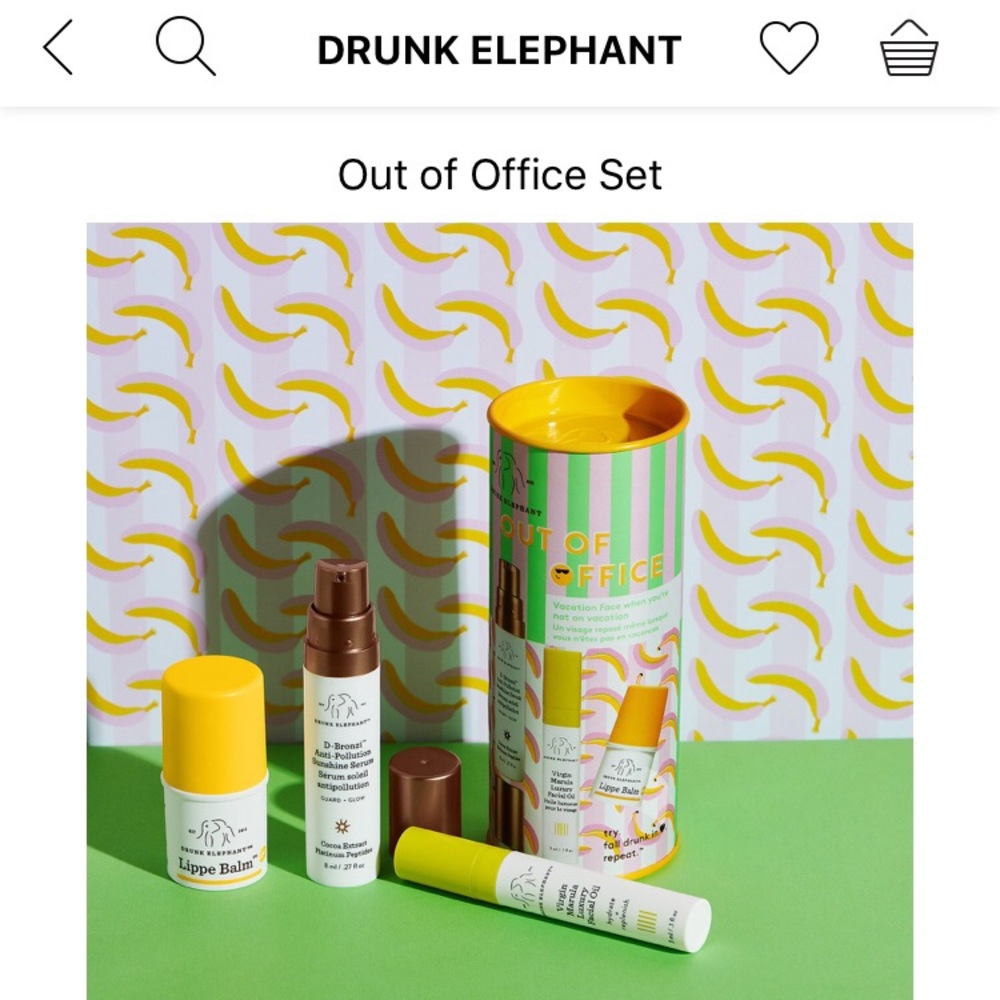 NEW Drunk Elephant Out of Office Set